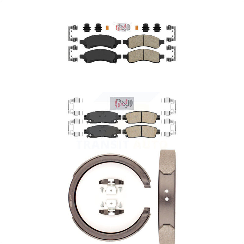 Transit Auto KNN-100944 Disc Brake Pad for 2006-2009 Isuzu Ascender, Buick Rainier and More - Front and Rear