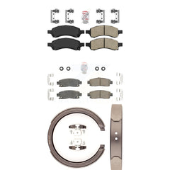 Transit Auto KNN-100945 Disc Brake Pad for 2006-2009 Isuzu Ascender, Buick Rainier and More - Front and Rear