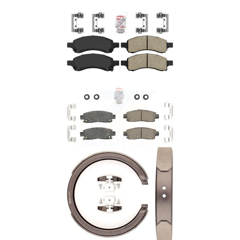 Transit Auto KNN-100945 Disc Brake Pad for 2006-2009 Isuzu Ascender, Buick Rainier and More - Front and Rear