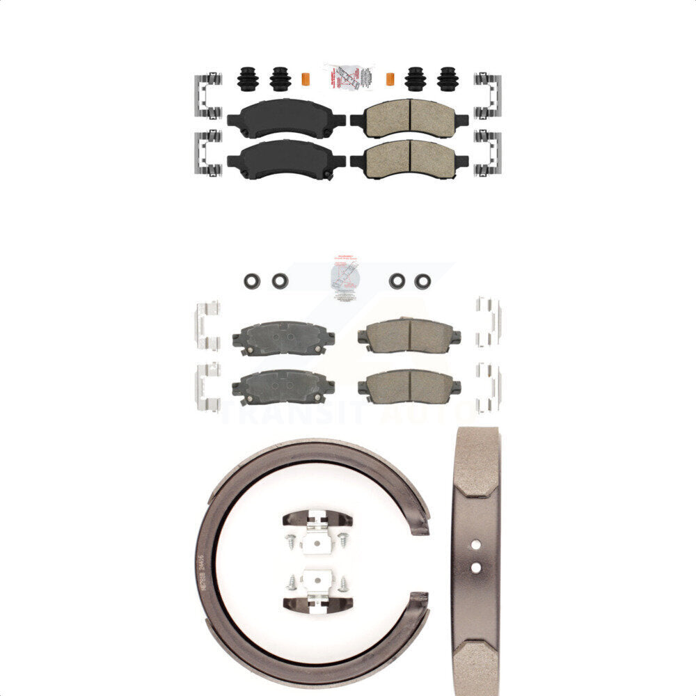 Transit Auto KNN-100946 Disc Brake Pad for 2006-2009 Isuzu Ascender, Buick Rainier and More - Front and Rear