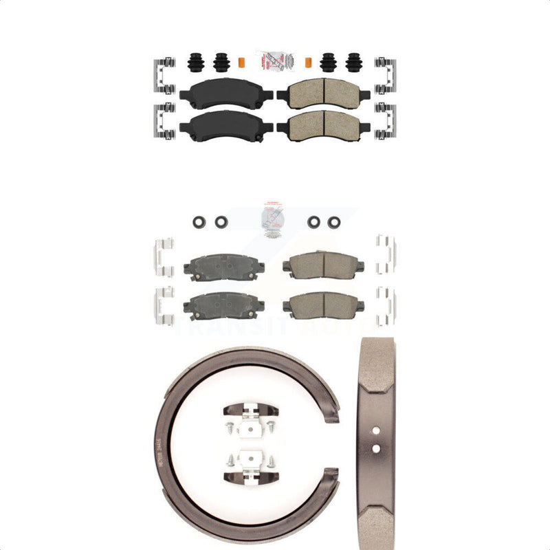 Transit Auto KNN-100946 Disc Brake Pad for 2006-2009 Isuzu Ascender, Buick Rainier and More - Front and Rear
