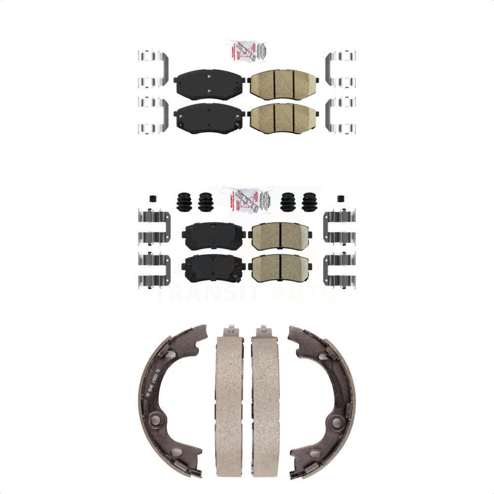 Transit Auto KNN-100947 Disc Brake Pad for 2010-2012 Hyundai Tucson - Front and Rear