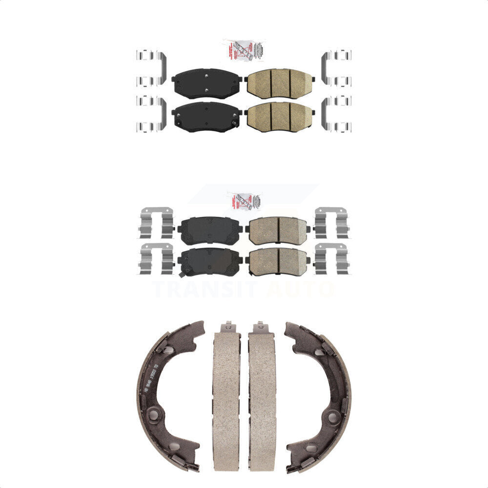 Transit Auto KNN-100948 Disc Brake Pad for 2010-2012 Hyundai Tucson - Front and Rear