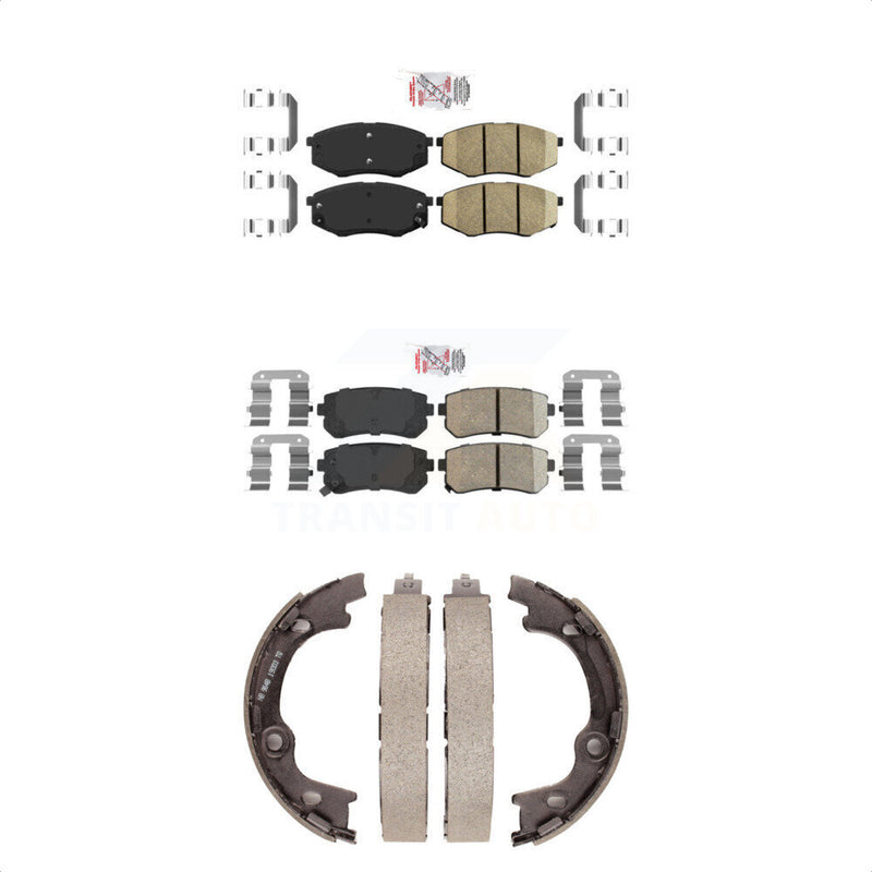 Transit Auto KNN-100948 Disc Brake Pad for 2010-2012 Hyundai Tucson - Front and Rear