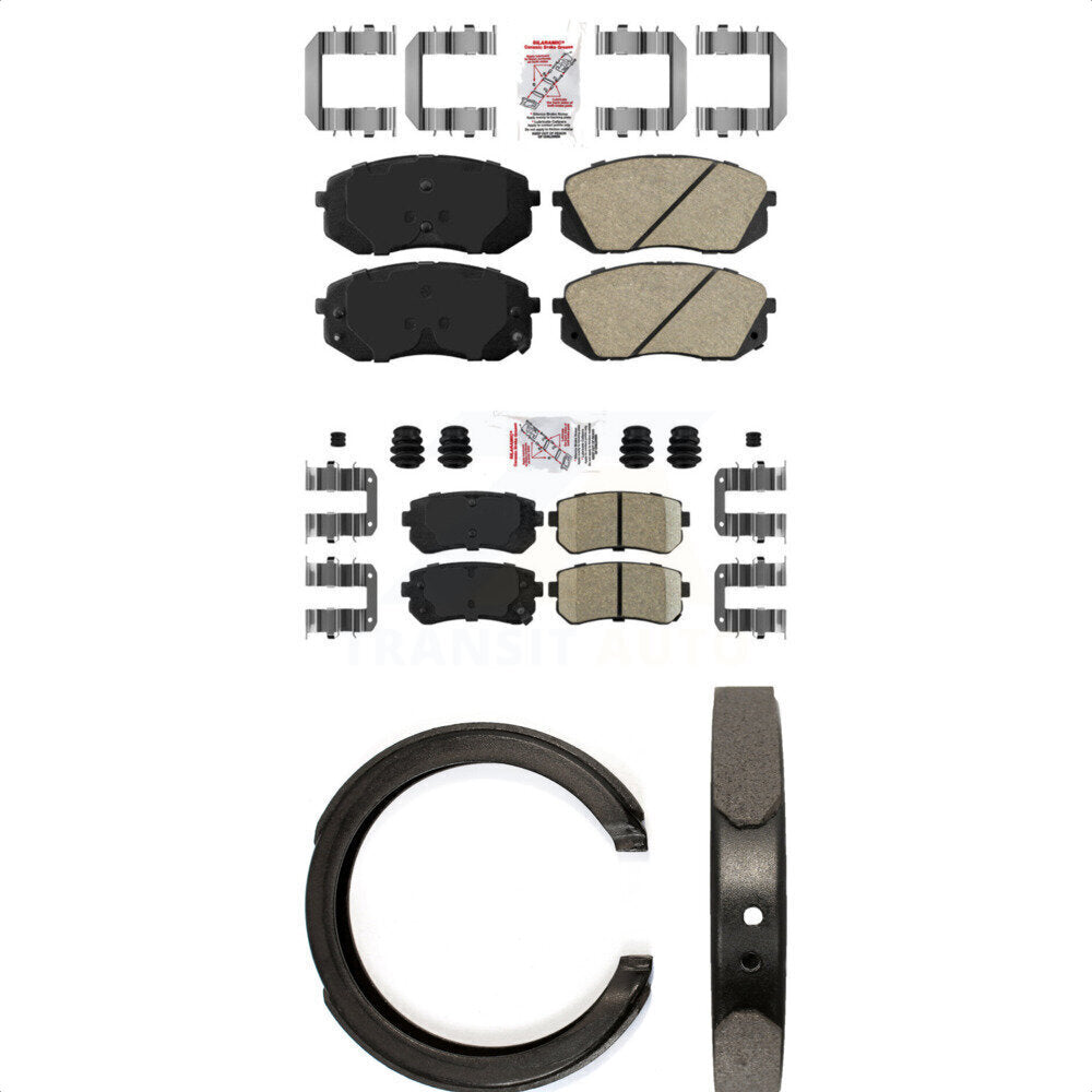 Transit Auto KNN-100953 Disc Brake Pad for 2012-2017 Hyundai Tucson, Kia Cadenza, Kia Sportage - Front and Rear