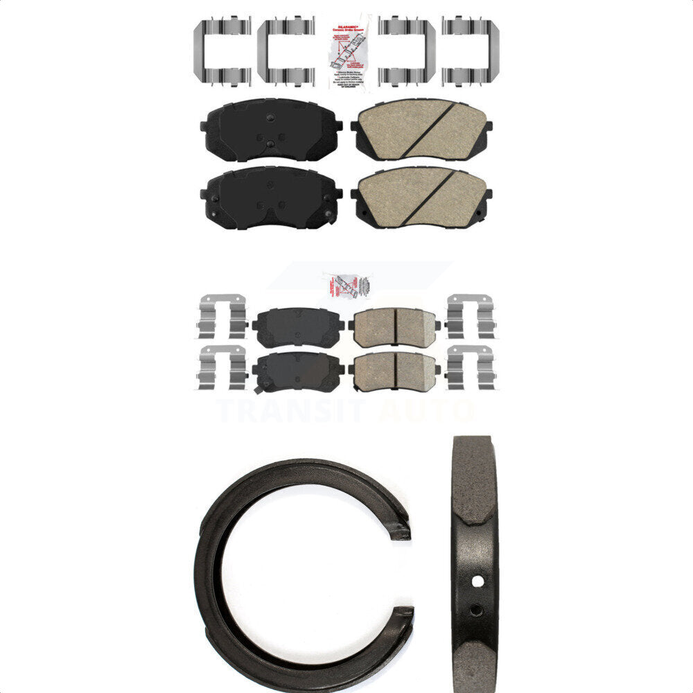 Transit Auto KNN-100954 Disc Brake Pad for 2012-2017 Hyundai Tucson, Kia Cadenza, Kia Sportage - Front and Rear