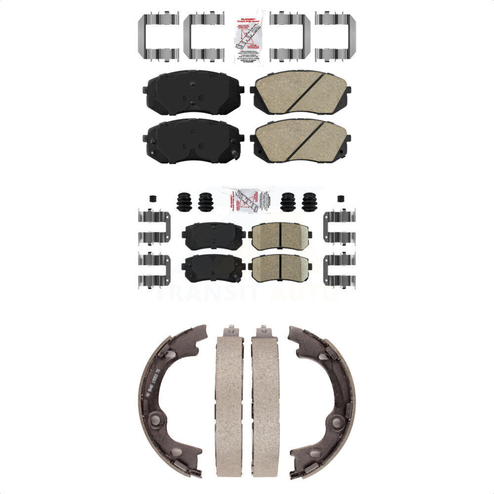 Transit Auto KNN-100955 Disc Brake Pad for 2013-2015 Hyundai Tucson - Front and Rear