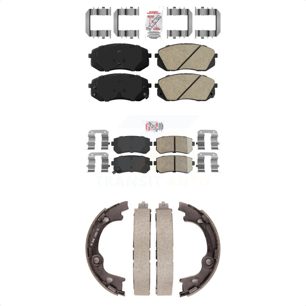 Transit Auto KNN-100956 Disc Brake Pad for 2013-2015 Hyundai Tucson - Front and Rear
