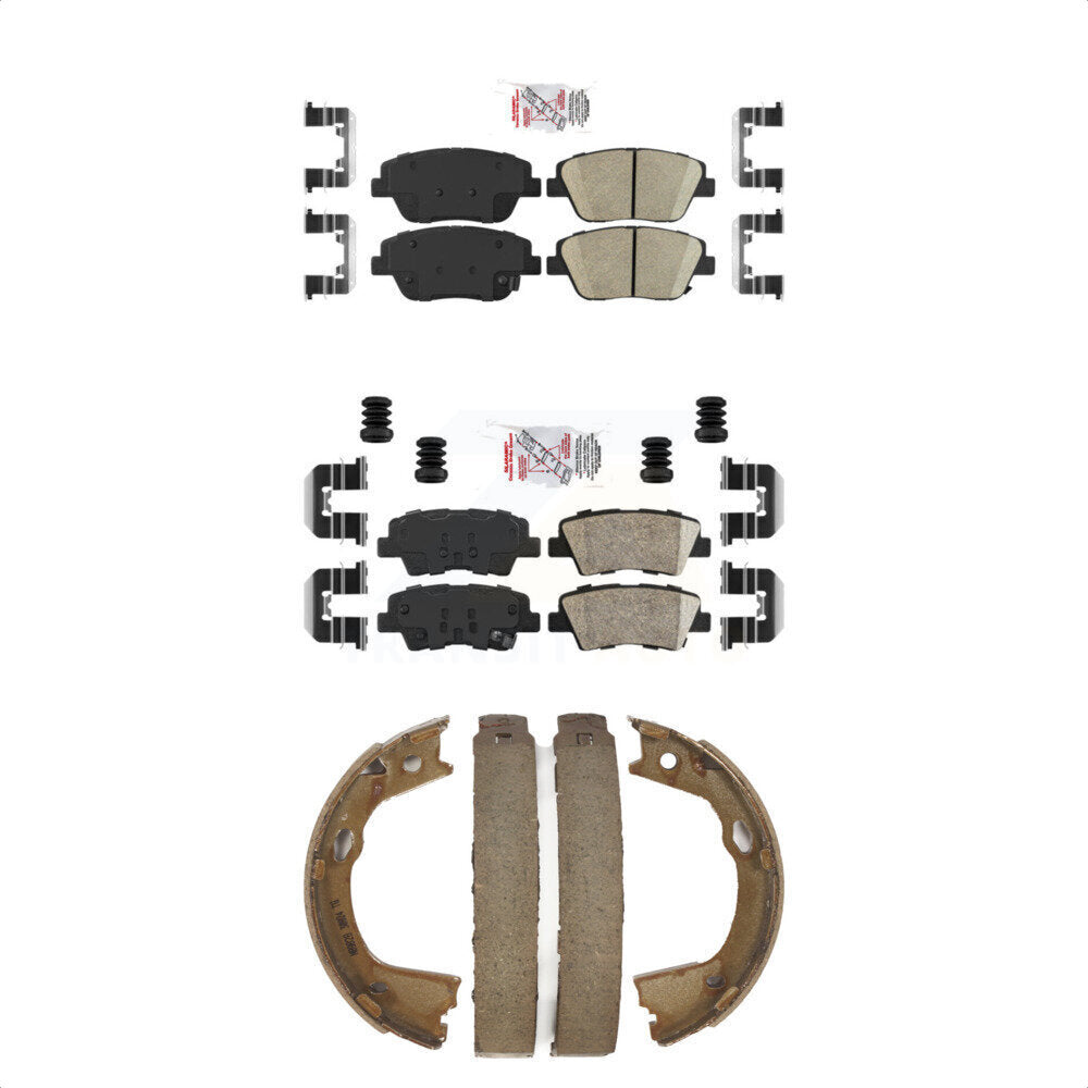 Transit Auto KNN-100957 Disc Brake Pad for 2011-2015 Hyundai Sonata, Kia Optima - Front and Rear