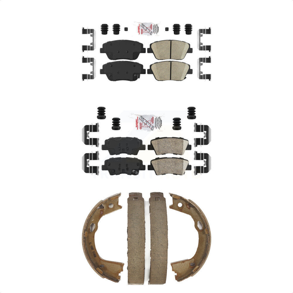 Transit Auto KNN-100958 Disc Brake Pad for 2011-2015 Hyundai Sonata, Kia Optima - Front and Rear