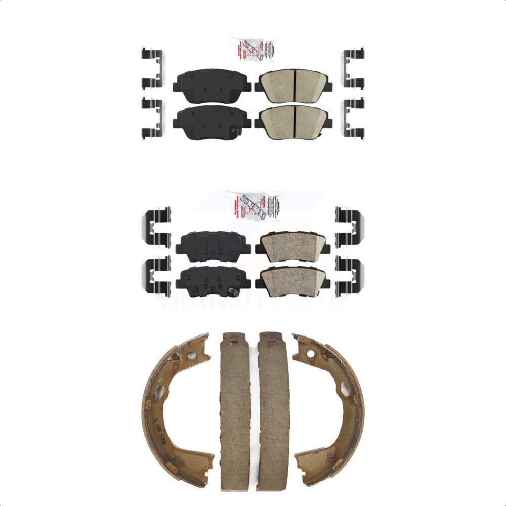 Transit Auto KNN-100959 Disc Brake Pad for 2011-2015 Hyundai Sonata, Kia Optima - Front and Rear