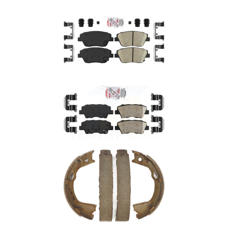 Transit Auto KNN-100960 Disc Brake Pad for 2011-2015 Hyundai Sonata, Kia Optima - Front and Rear