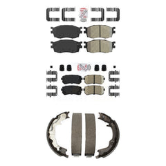 Transit Auto KNN-100961 Disc Brake Pad for 2006-2007 Hyundai Accent, Kia Rio, Kia Rio5 - Front and Rear