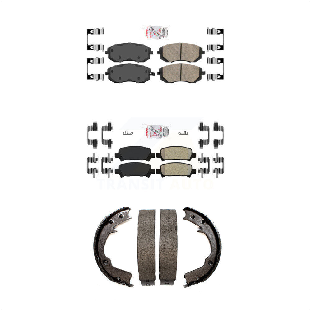 Transit Auto KNN-100971 Disc Brake Pad for 2002-2003 Subaru Forester, Subaru Impreza - Front and Rear
