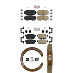 Transit Auto KNN-101000 Disc Brake Pad for 2007-2012 Ford Edge, Lincoln MKX and More - Front and Rear