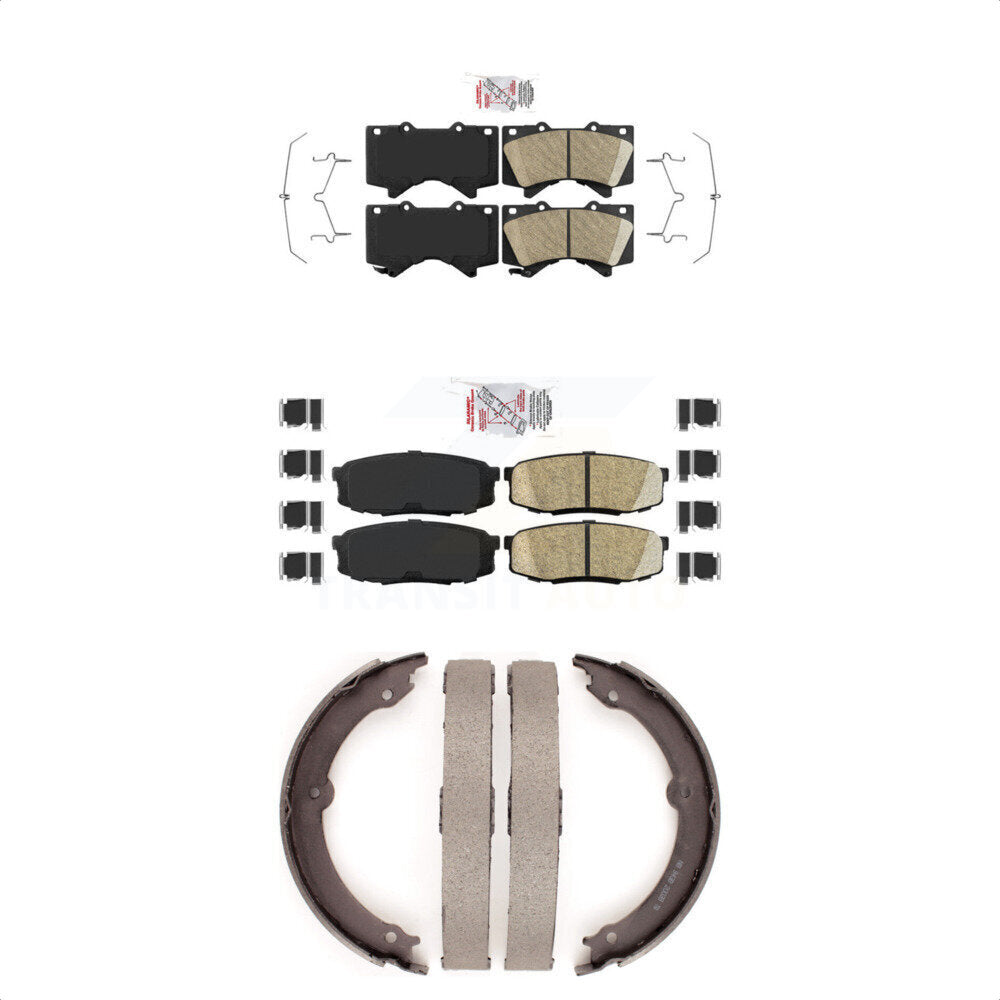 Transit Auto KNN-101002 Disc Brake Pad for 2007-2021 Lexus LX570, Toyota Land Cruiser and More - Front and Rear