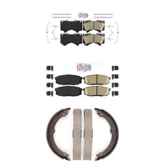 Transit Auto KNN-101003 Disc Brake Pad for 2007-2021 Lexus LX570, Toyota Land Cruiser and More - Front and Rear