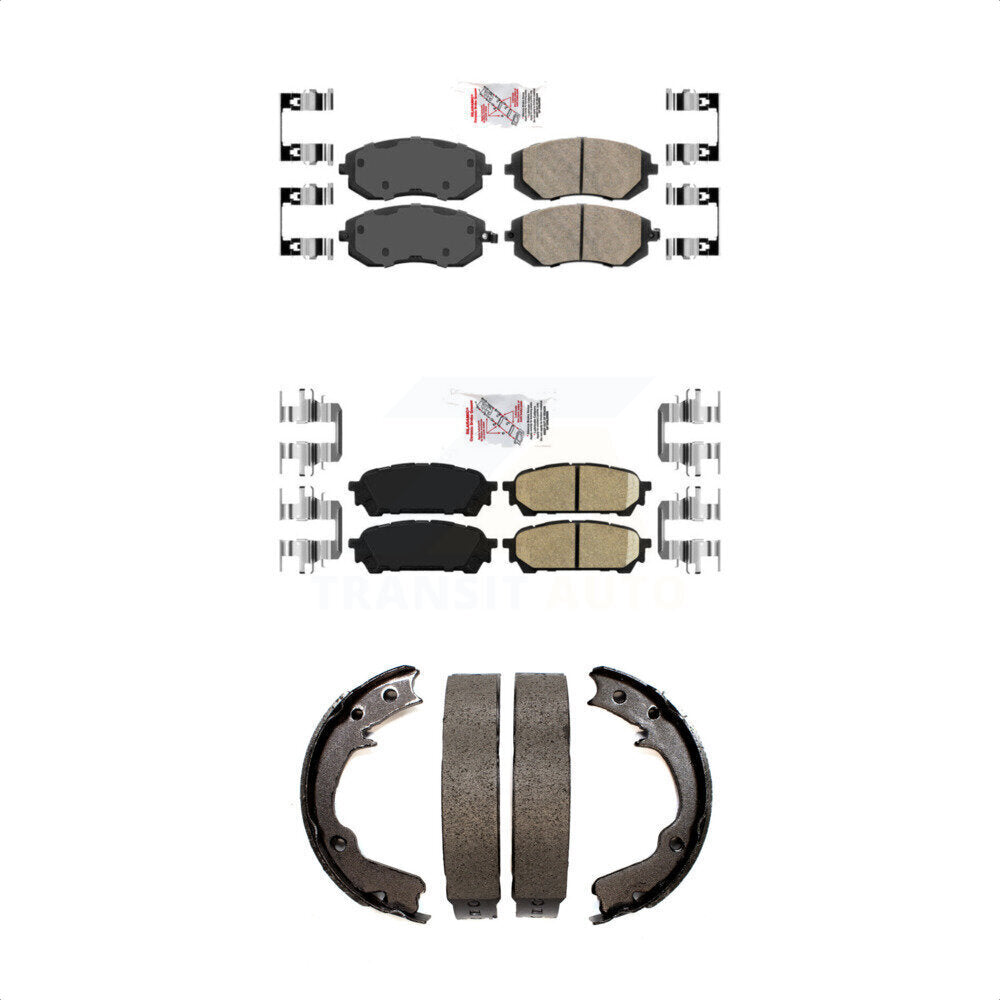Transit Auto KNN-101007 Disc Brake Pad for 2003-2008 Subaru Impreza, Saab 9-2X, Subaru Forester - Front and Rear