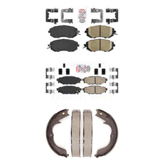 Transit Auto KNN-101013 Disc Brake Pad for 2010-2014 Subaru Impreza, Subaru Forester - Front and Rear