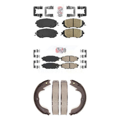Transit Auto KNN-101015 Disc Brake Pad for 2010-2014 Subaru Impreza, Subaru Forester - Front and Rear
