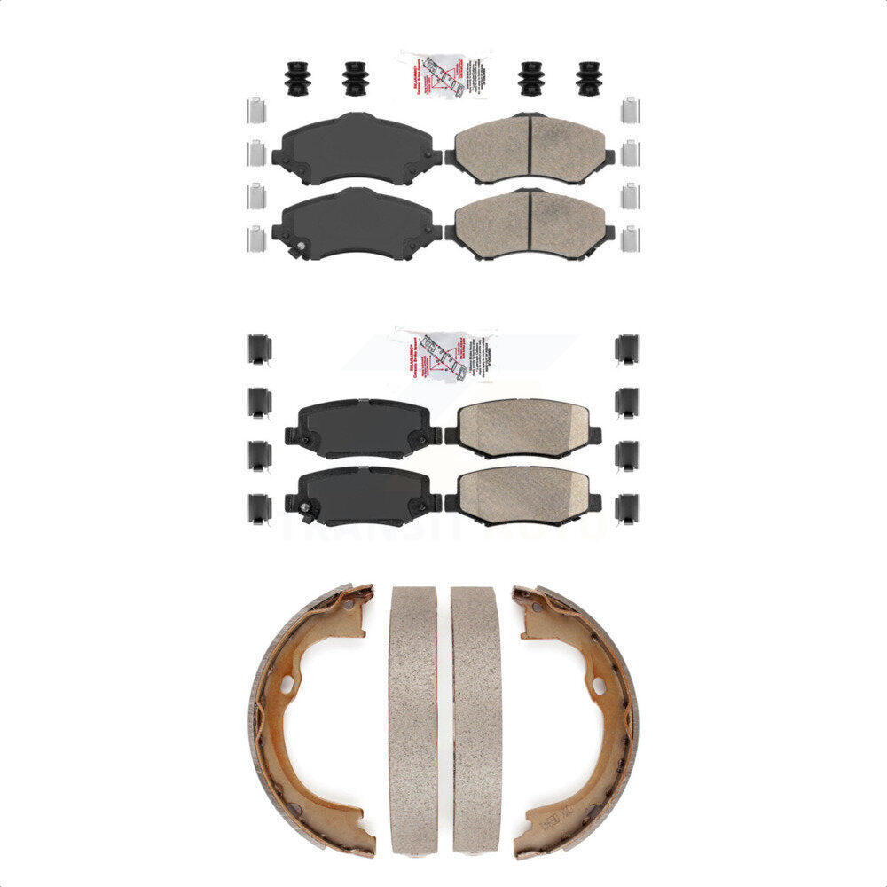 Transit Auto KNN-101018 Disc Brake Pad for 2007-2018 Jeep Wrangler JK, Jeep Liberty and More - Front and Rear