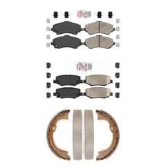 Transit Auto KNN-101018 Disc Brake Pad for 2007-2018 Jeep Wrangler JK, Jeep Liberty and More - Front and Rear