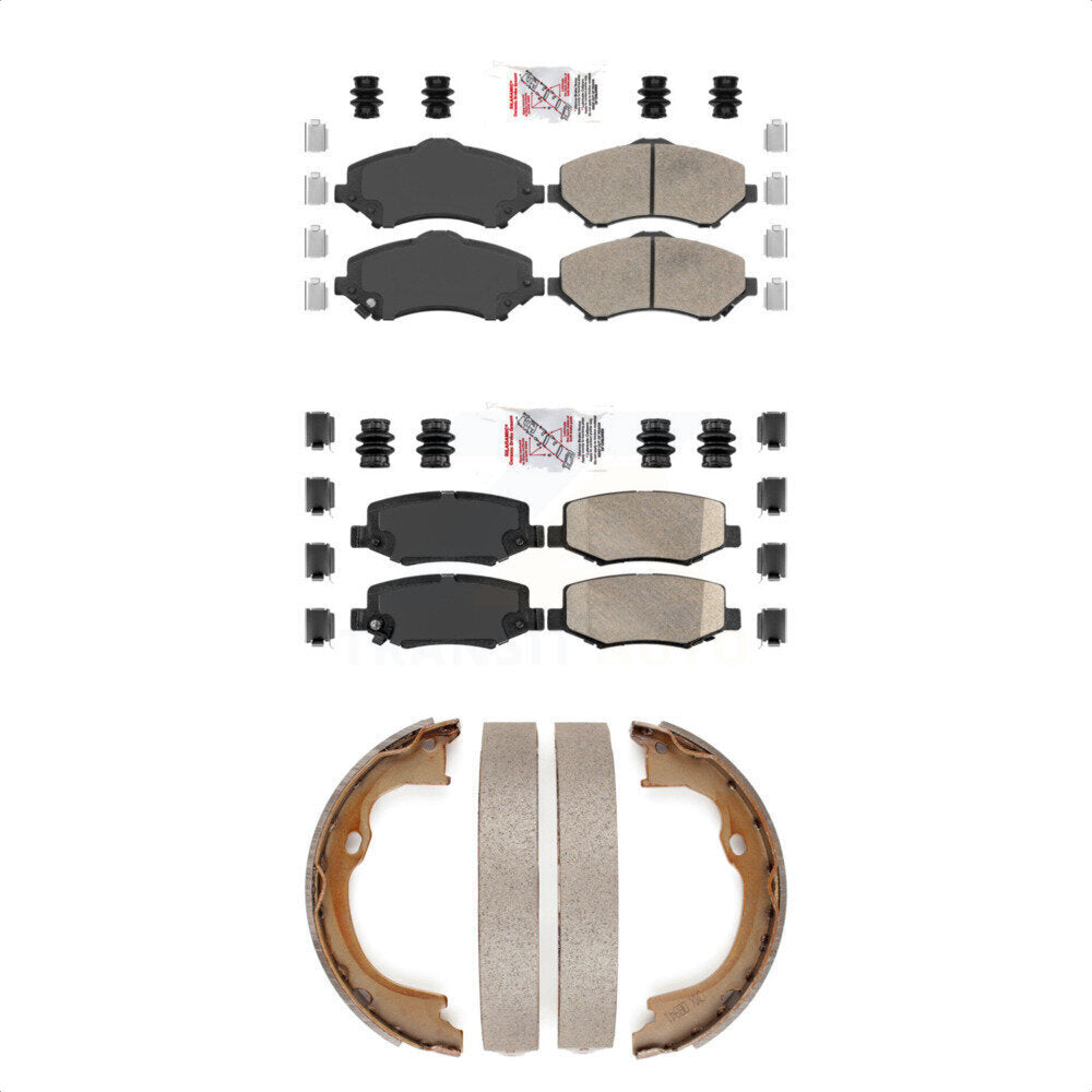 Transit Auto KNN-101020 Disc Brake Pad for 2007-2018 Jeep Wrangler JK, Jeep Liberty and More - Front and Rear