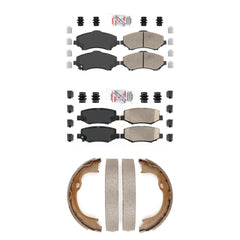 Transit Auto KNN-101020 Disc Brake Pad for 2007-2018 Jeep Wrangler JK, Jeep Liberty and More - Front and Rear