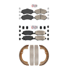 Transit Auto KNN-101021 Disc Brake Pad for 2007-2018 Jeep Wrangler JK, Jeep Liberty and More - Front and Rear