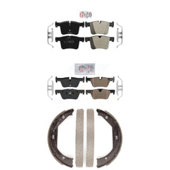 Transit Auto KNN-101026 Disc Brake Pad for 2013-2018 BMW 328d xDrive, BMW 320i xDrive - Front and Rear