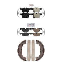 Transit Auto KNN-101027 Disc Brake Pad for 2012-2018 BMW 328d, BMW 320i xDrive and More - Front and Rear
