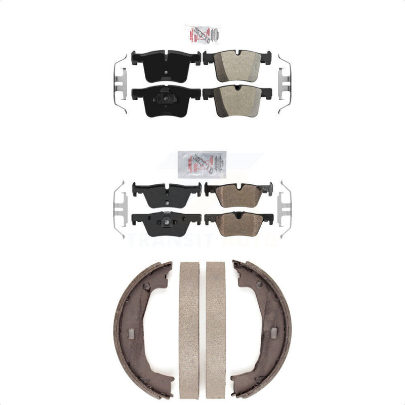 Transit Auto KNN-101027 Disc Brake Pad for 2012-2018 BMW 328d, BMW 320i xDrive and More - Front and Rear