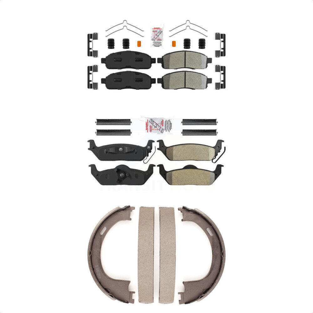 Transit Auto KNN-101030 Disc Brake Pad for 2004-2008 Lincoln Mark LT, Ford F-150 - Front and Rear