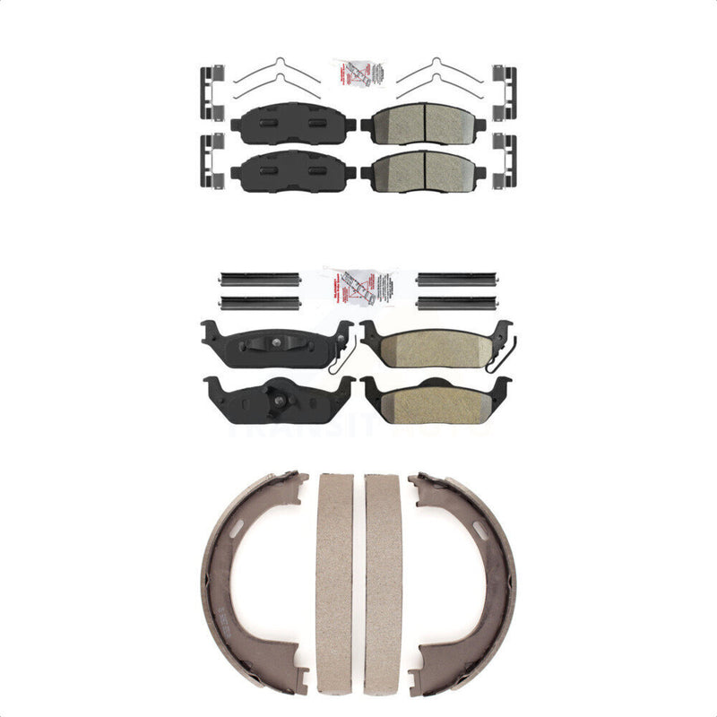 Transit Auto KNN-101031 Disc Brake Pad for 2004-2008 Lincoln Mark LT, Ford F-150 - Front and Rear