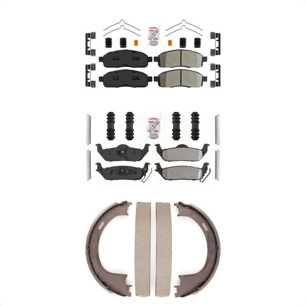 Transit Auto KNN-101032 Disc Brake Pad for 2004-2008 Lincoln Mark LT, Ford F-150 - Front and Rear