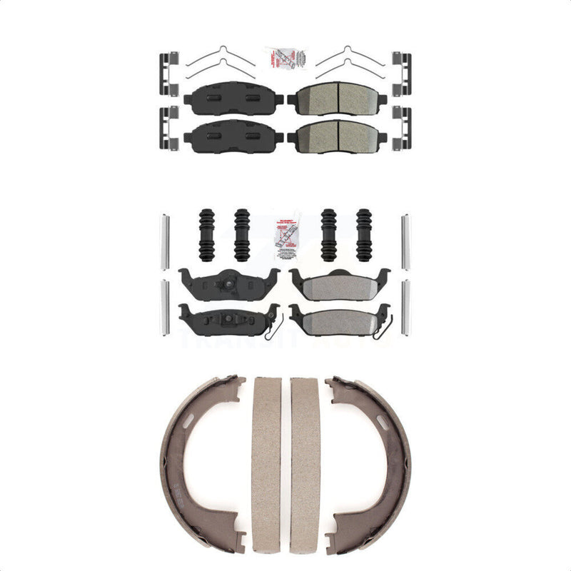 Transit Auto KNN-101033 Disc Brake Pad for 2004-2008 Lincoln Mark LT, Ford F-150 - Front and Rear