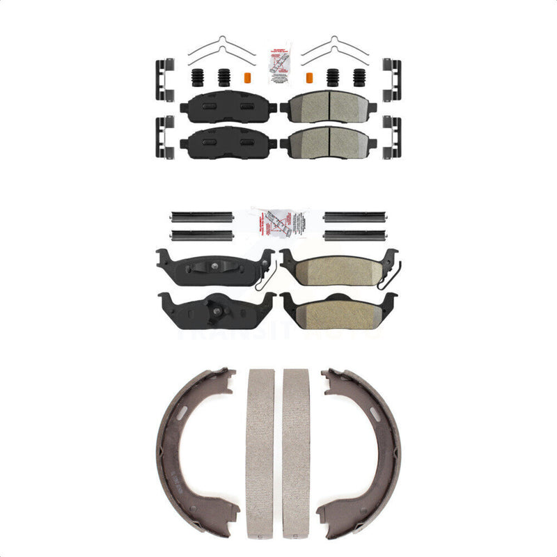 Transit Auto KNN-101034 Disc Brake Pad for 2009 Ford F-150 - Front and Rear