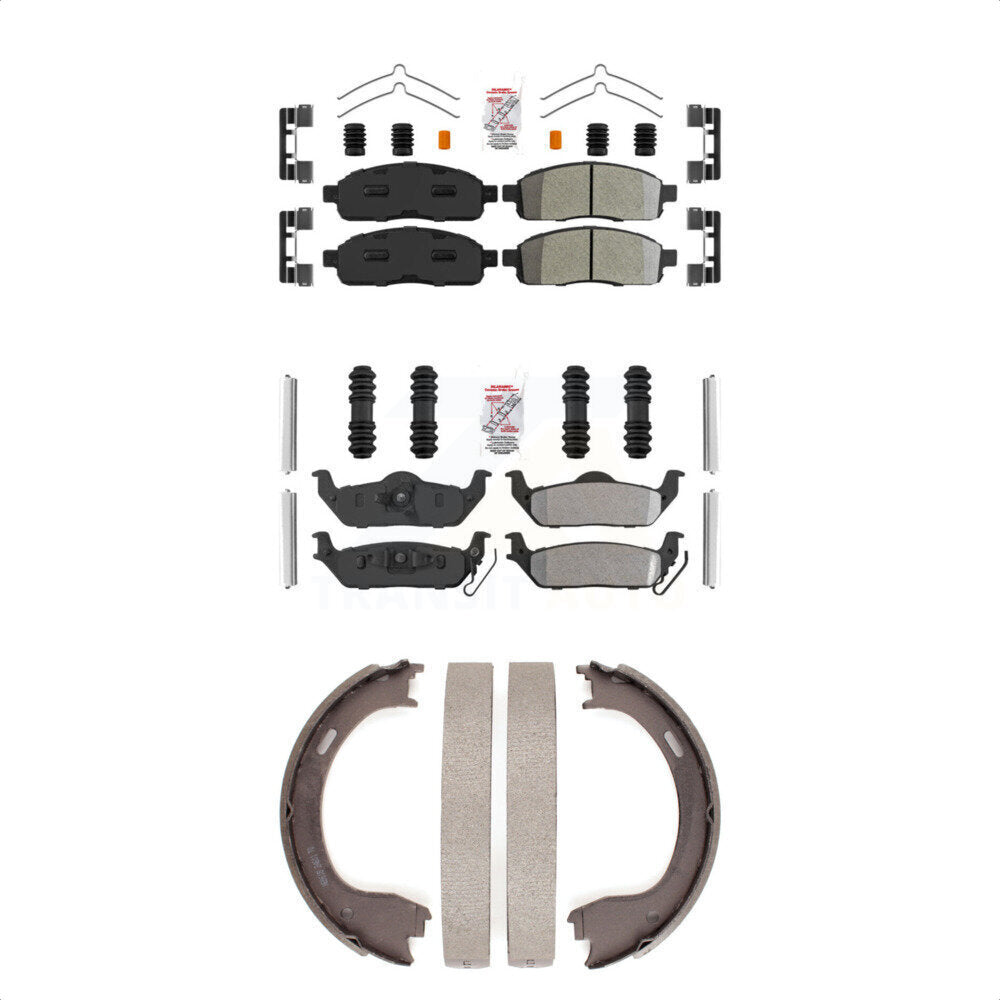 Transit Auto KNN-101036 Disc Brake Pad for 2009 Ford F-150 - Front and Rear