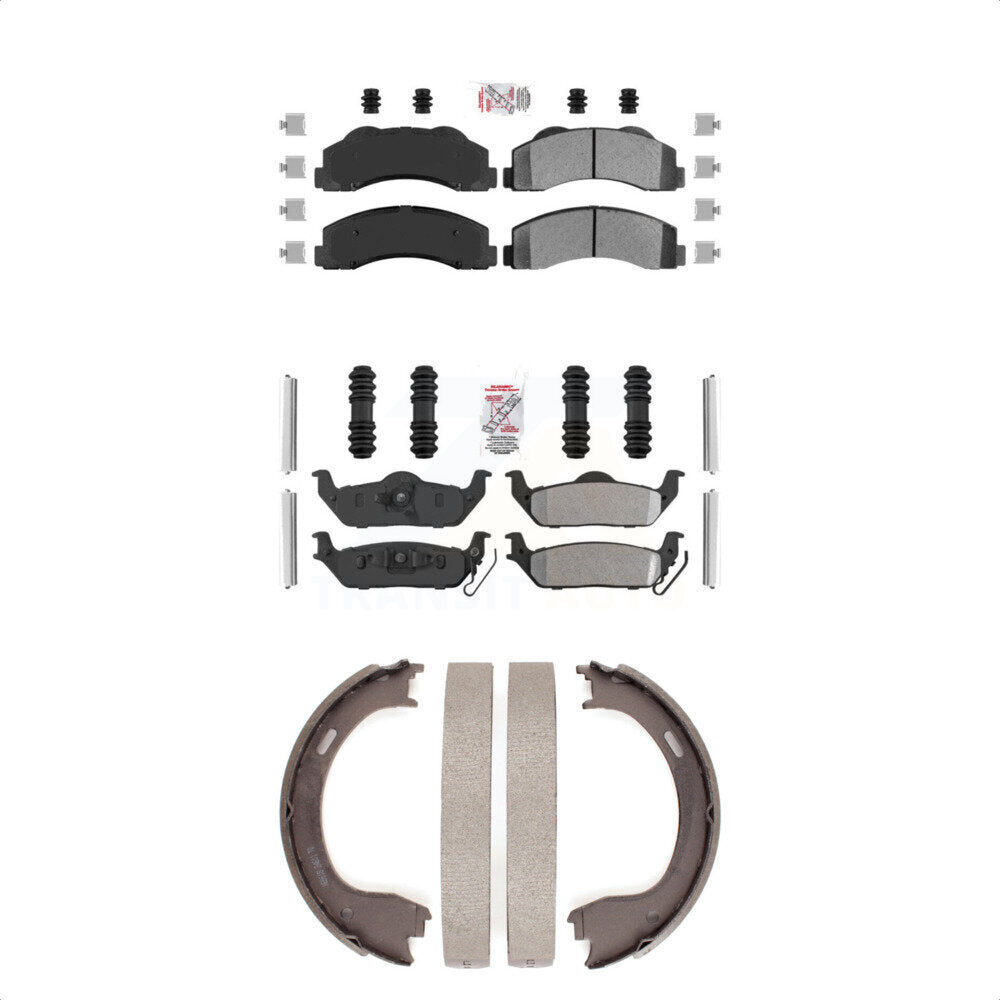 Transit Auto KNN-101040 Disc Brake Pad for 2010-2011 Ford F-150 - Front and Rear