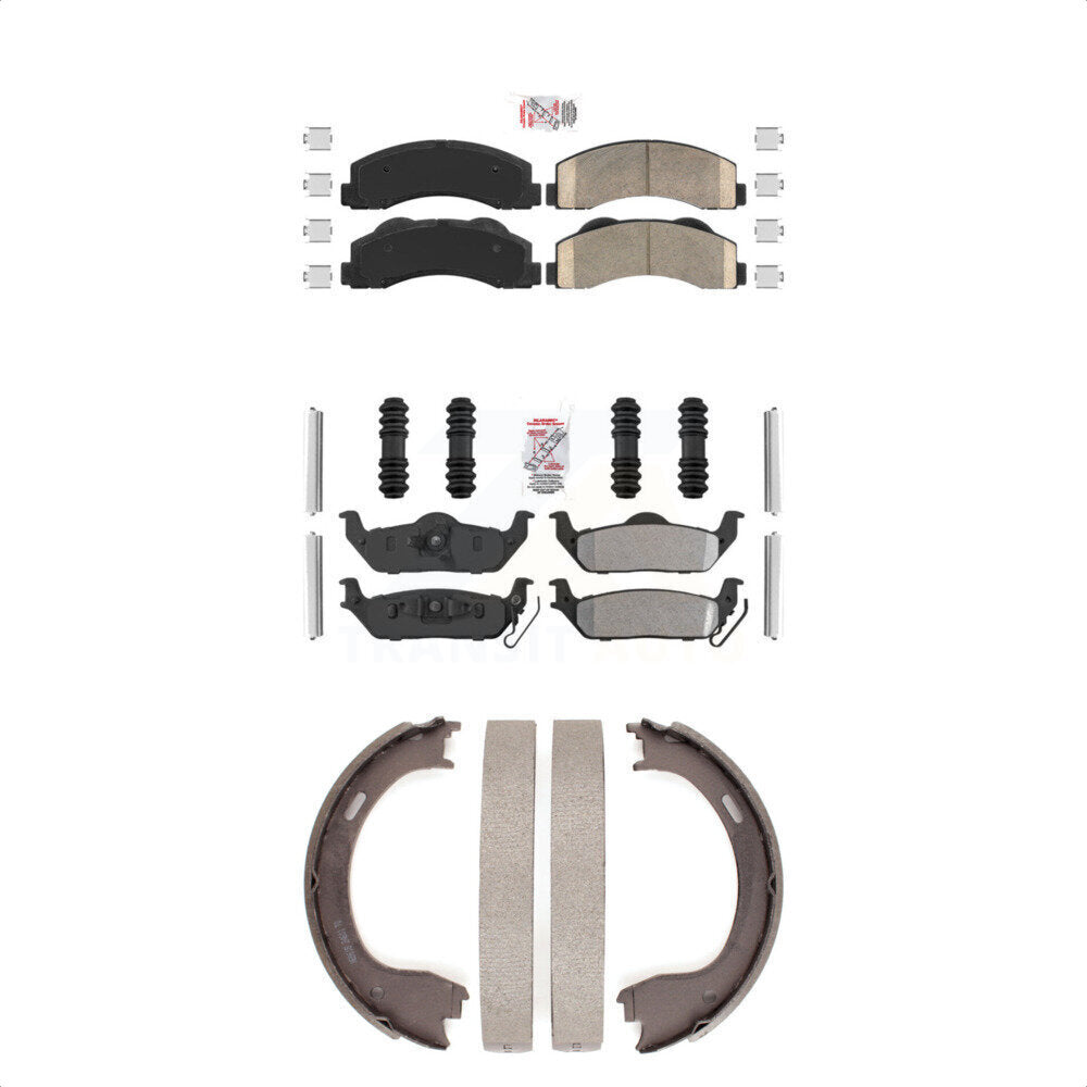 Transit Auto KNN-101041 Disc Brake Pad for 2010-2011 Ford F-150 - Front and Rear