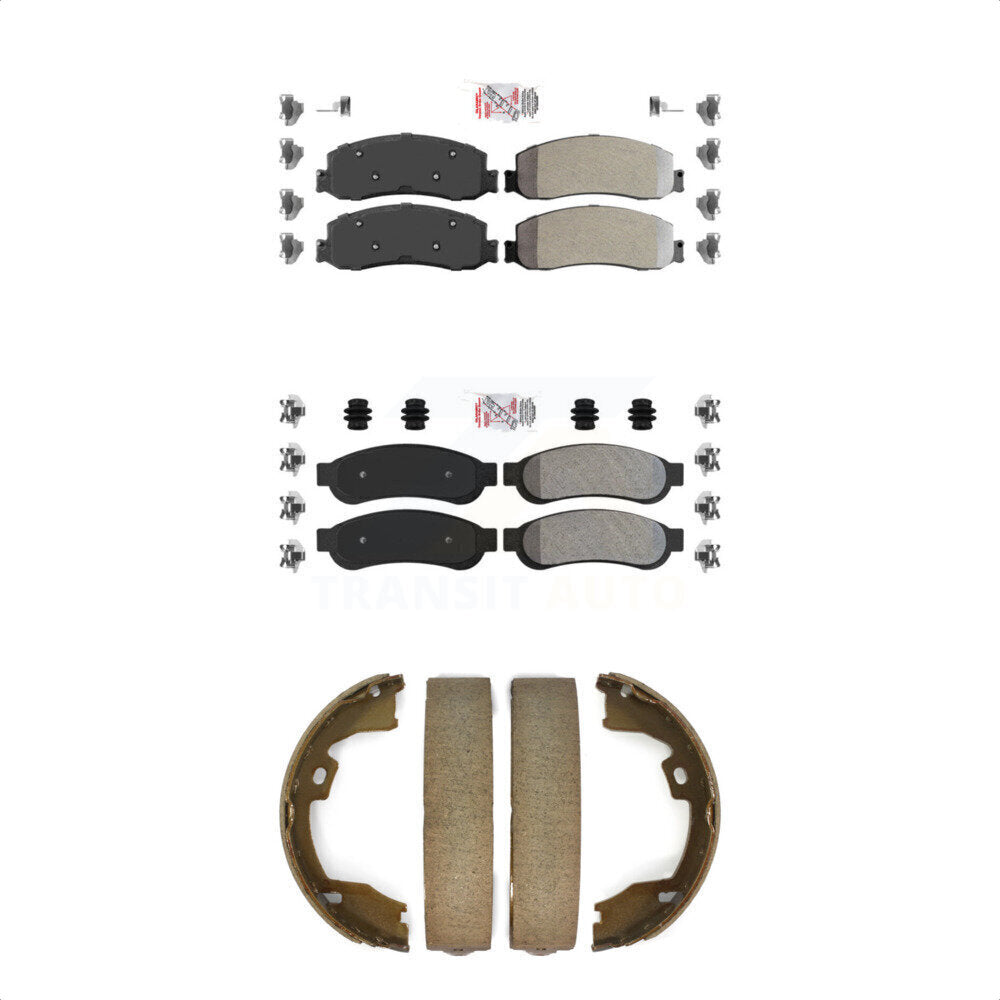 Transit Auto KNN-101046 Disc Brake Pad for 2011-2012 Ford F-250 Super Duty, Ford F-350 Super Duty - Front and Rear