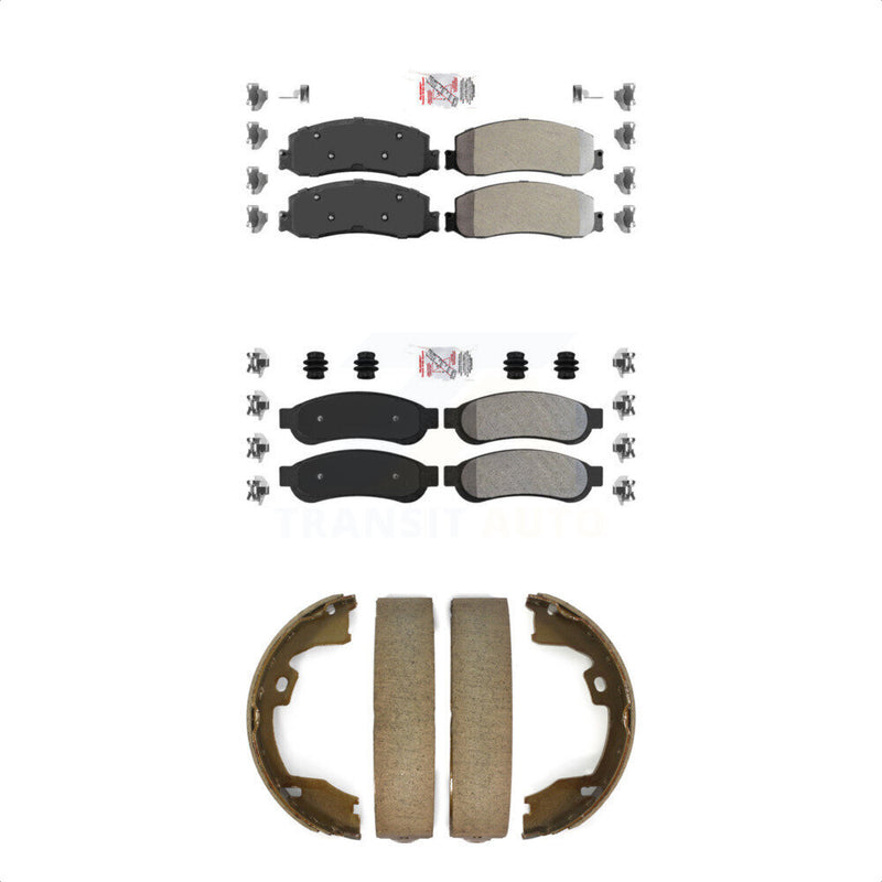 Transit Auto KNN-101046 Disc Brake Pad for 2011-2012 Ford F-250 Super Duty, Ford F-350 Super Duty - Front and Rear