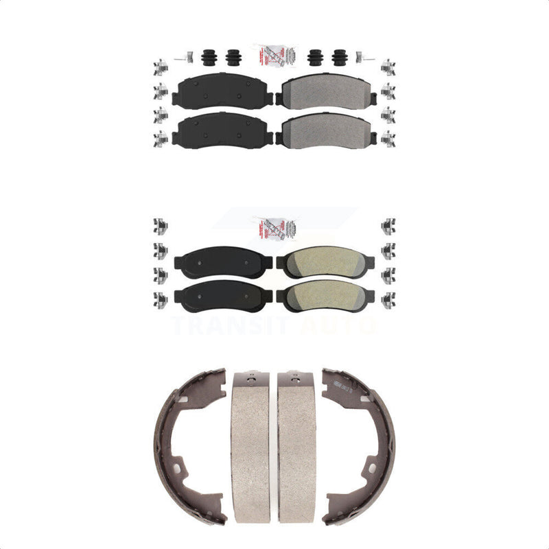 Transit Auto KNN-101051 Disc Brake Pad for 2010-2011 Ford F-350 Super Duty, Ford F-250 Super Duty - Front and Rear
