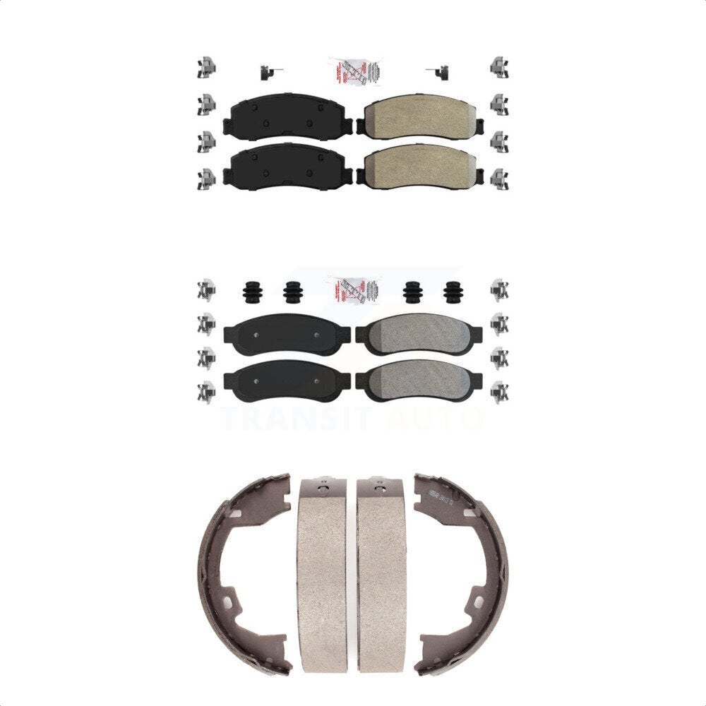 Transit Auto KNN-101052 Disc Brake Pad for 2010-2011 Ford F-350 Super Duty, Ford F-250 Super Duty - Front and Rear