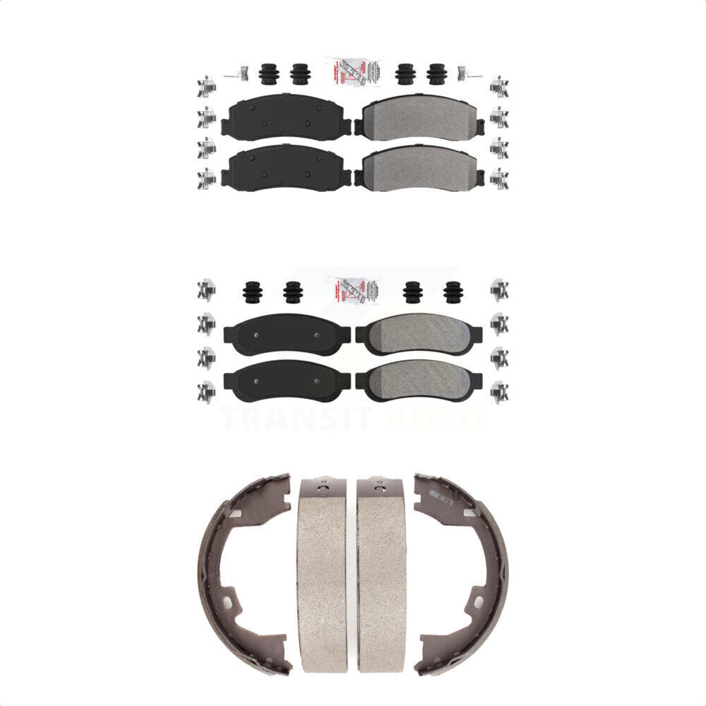 Transit Auto KNN-101053 Disc Brake Pad for 2010-2011 Ford F-350 Super Duty, Ford F-250 Super Duty - Front and Rear