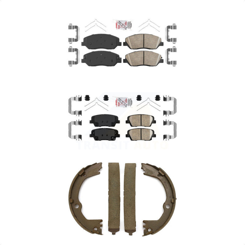 Transit Auto KNN-101056 Disc Brake Pad for 2017-2019 Hyundai Santa Fe XL, Hyundai Santa Fe - Front and Rear