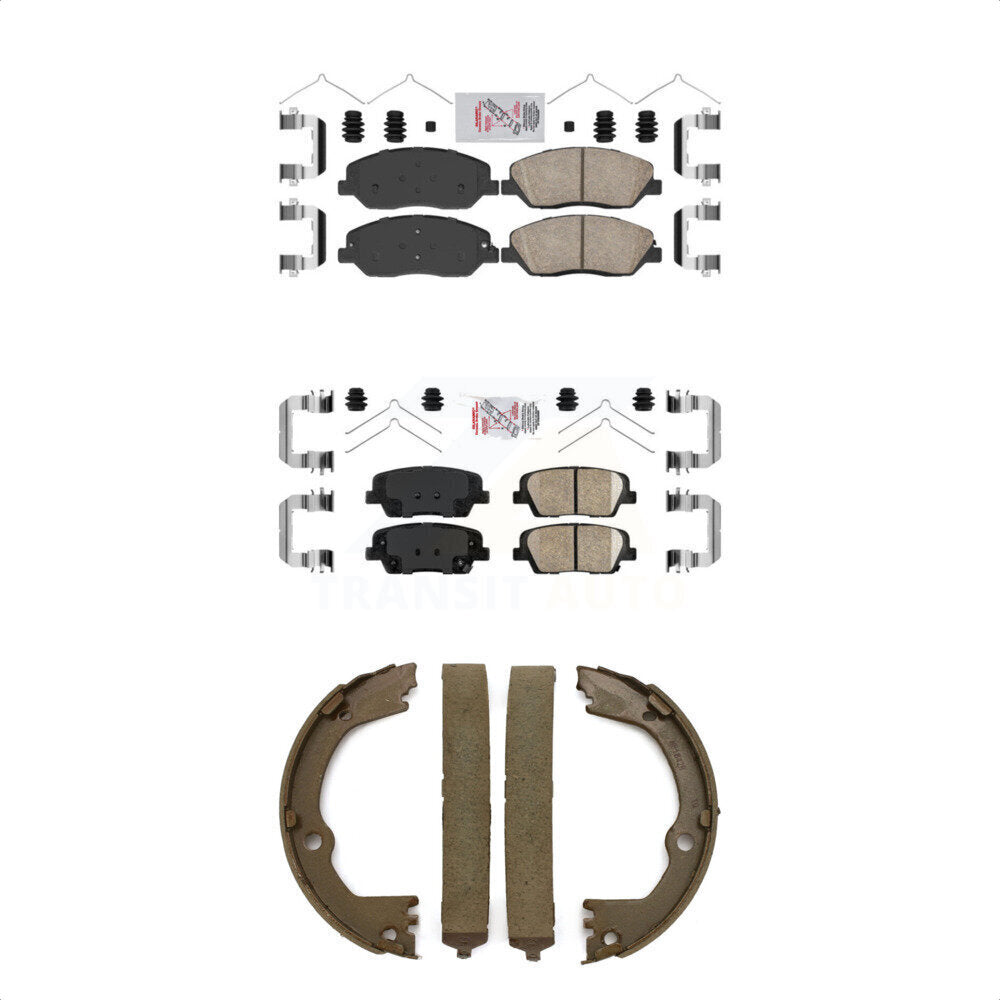 Transit Auto KNN-101057 Disc Brake Pad for 2017-2019 Hyundai Santa Fe XL, Hyundai Santa Fe - Front and Rear