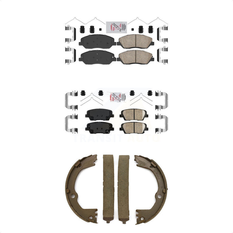 Transit Auto KNN-101057 Disc Brake Pad for 2017-2019 Hyundai Santa Fe XL, Hyundai Santa Fe - Front and Rear