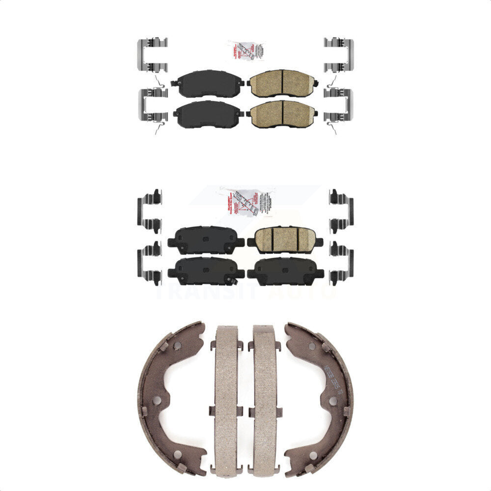 Transit Auto KNN-101062 Disc Brake Pad for 2007-2013 Nissan Altima - Front and Rear