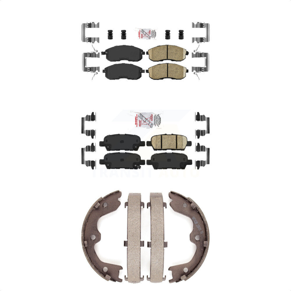 Transit Auto KNN-101063 Disc Brake Pad for 2007-2013 Nissan Altima - Front and Rear